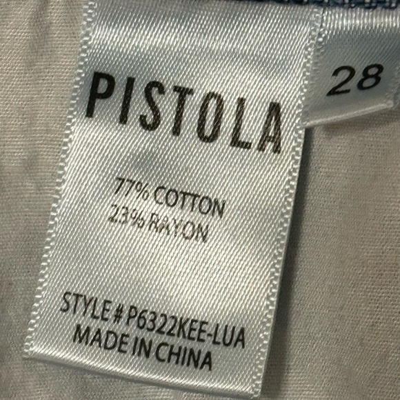 PISTOLA Cassie‎ Super High Rise Straight Jeans
Lucca Distressed Size 28 Denim - Picture 7 of 9